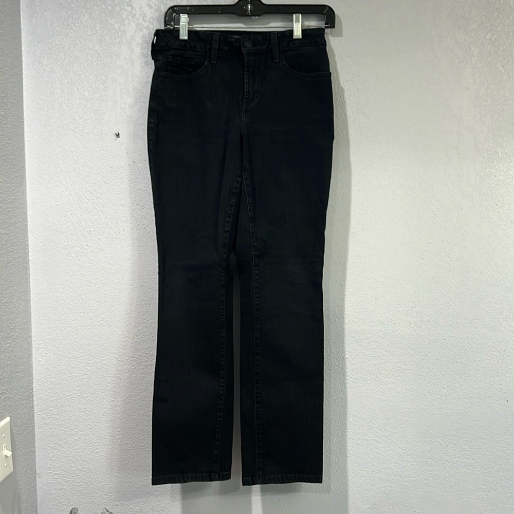 NYDJ Sheri Slim women’s Jeans, black, size 4, made in U.S.A,